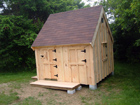 Custom-built wooden sheds, garden sheds, & storage sheds by Nantucket Sheds - Serving southeastern MA, NH, CT, RI, Martha's Vineyard, & Cape Cod