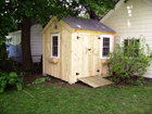 Custom-built wooden sheds, garden sheds, & storage sheds by Nantucket Sheds - Serving southeastern MA, NH, CT, RI, Martha's Vineyard, & Cape Cod